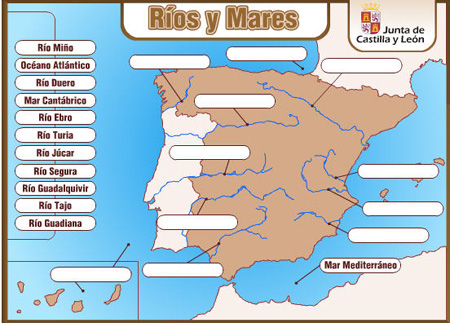 Los rios y mares de España