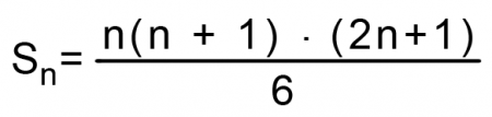 formula solución cuadrados