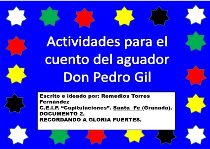 Actividades para Pedro Gil