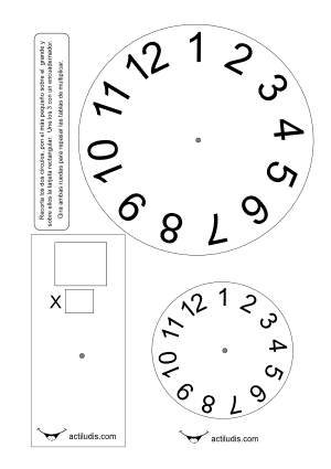 Tablas de multiplicar con 2 círculos