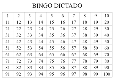 Números del bingo