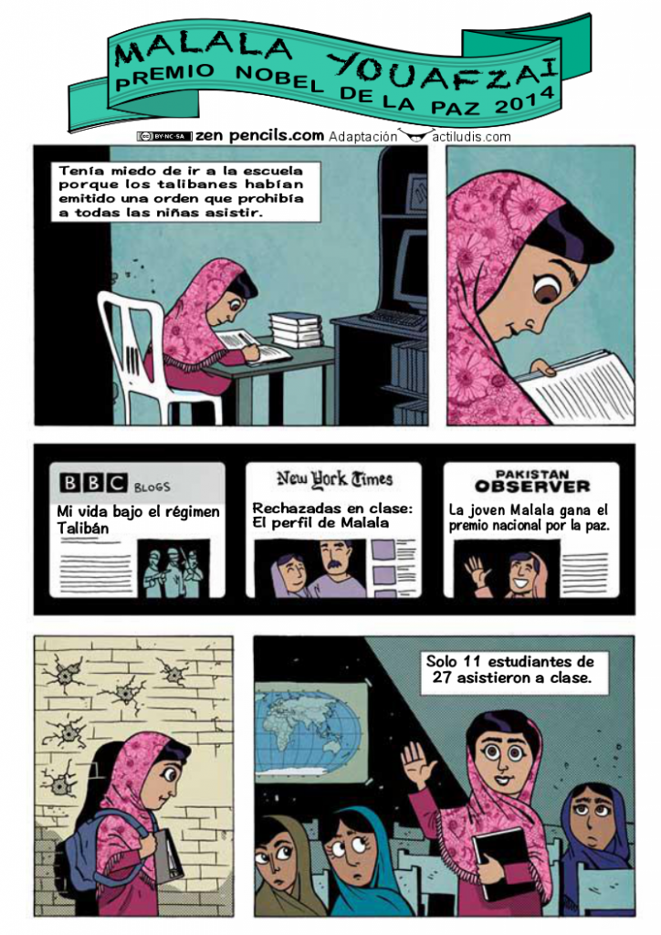 Comic Malala COLOR