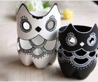 16-ideas-para-reciclar-botellas-de-plastico-buhos