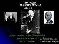 Obra y vida de Manuel de Falla1