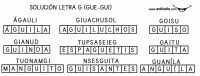 Solución letra G (Gue – Gui)