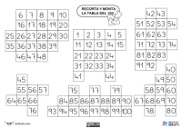 Puzzle tabla del 100-01