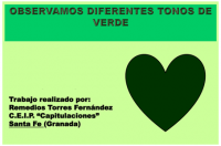 estudiamos el color verde en la escuela