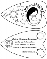 Marcapáginas lorquiano día de la madre H