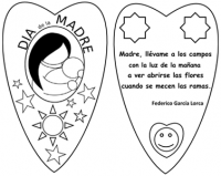 Marcapáginas lorquiano día de la madre V
