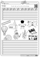 Caligrafia y autodictado en Montessori trabada Gl