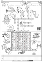 Crucigrama y sopa Tr