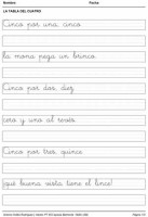 Ejercicios de escritura. Copia