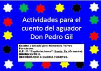 Actividades para Pedro Gil