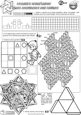 Patrones geometricos y otras actividades con figuras