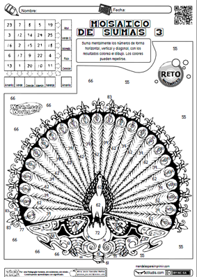 Mosaico de sumas 3