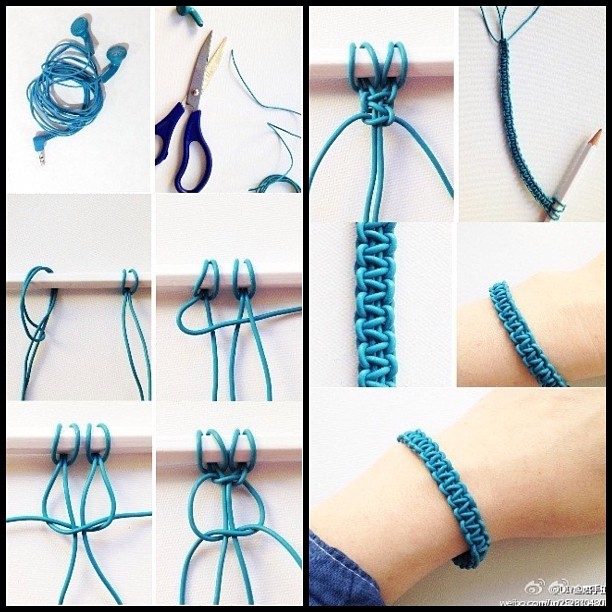 pulsera de macramé