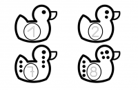 10 patitos de goma