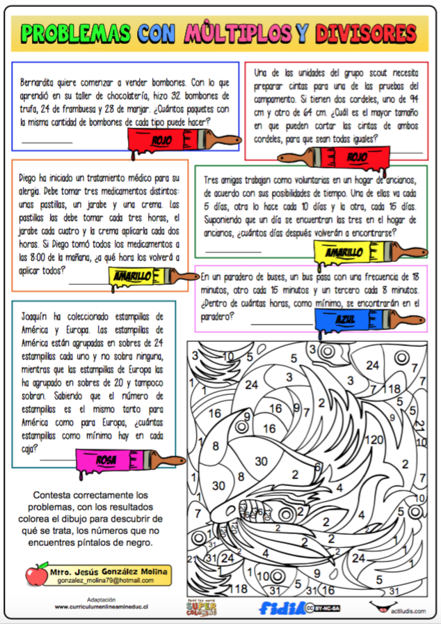 multiplos y divisores