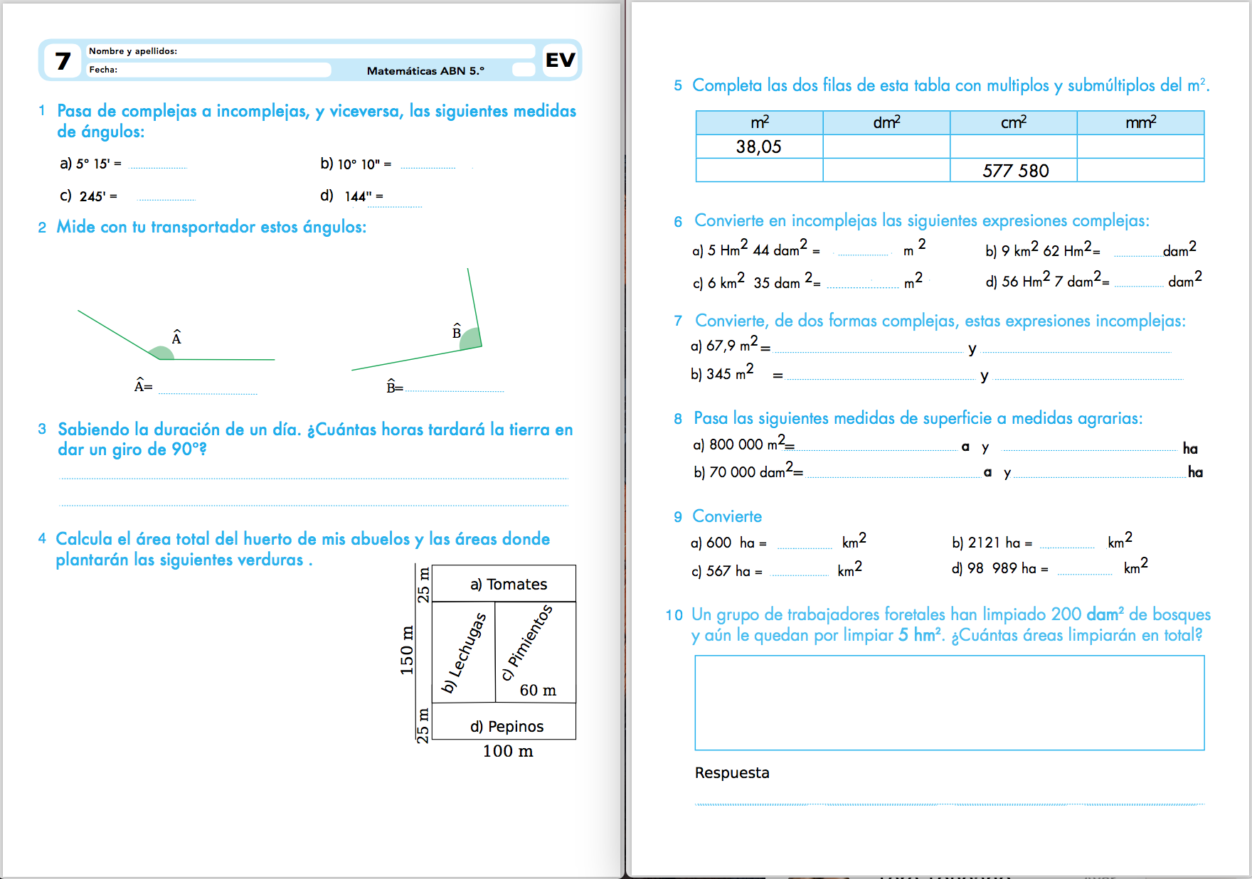 Tema 7 2 Autoevaluaci³n Matemáticas ABN Tema 7 De 5º De Primaria · Tema 7 2 Soal Tematik Kelas 4 Tema 1 Sub