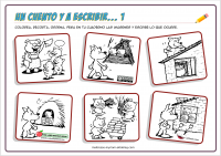 Un cuento y a escribir 1 Los tres cochinitos