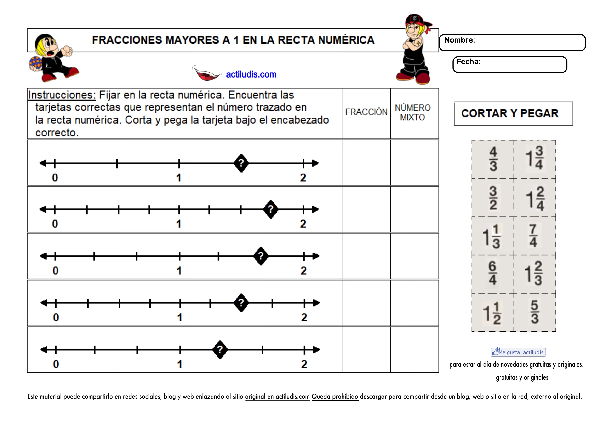 Tipo de fracciones Archivos - Actiludis, image size:2530x1784